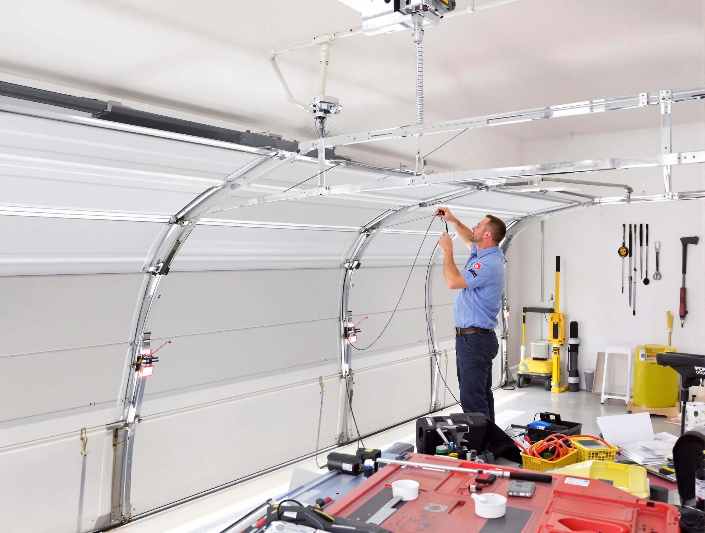 Garage door cable repair service by Snellville Garage Door Repair in Snellville