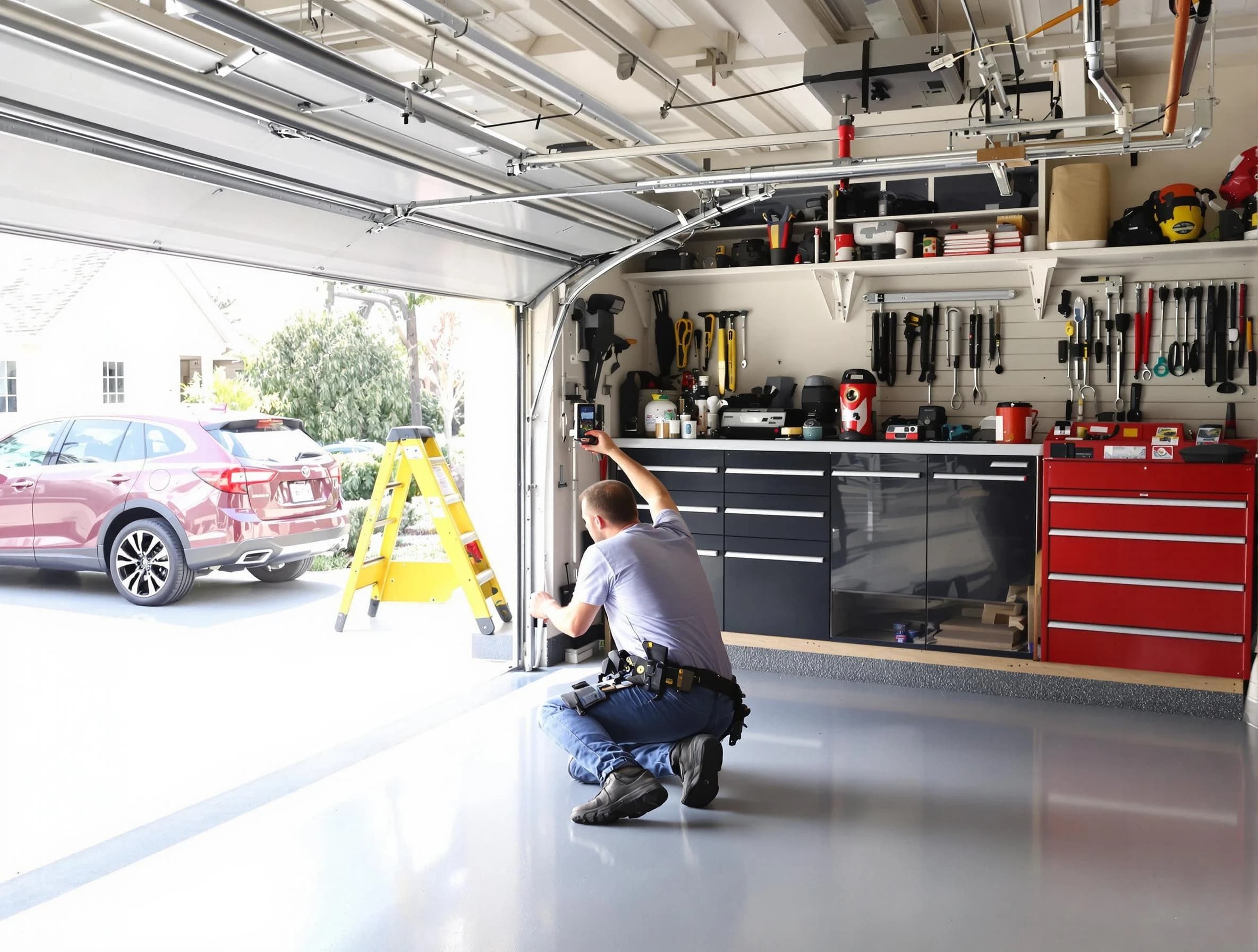 Local garage door repair service by Snellville Garage Door Repair in Snellville