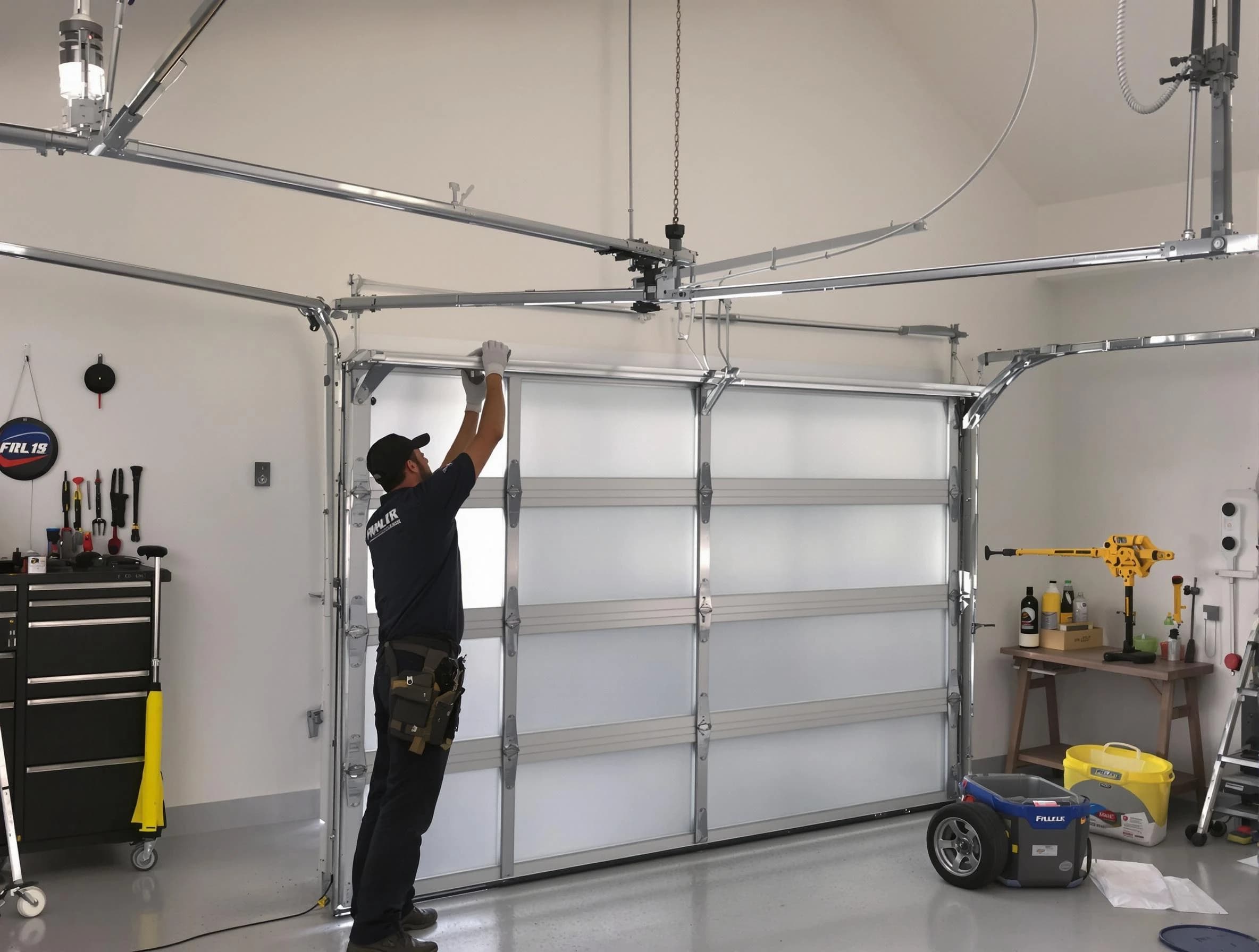 Snellville Garage Door Repair certified team performing precision garage door installation in Snellville