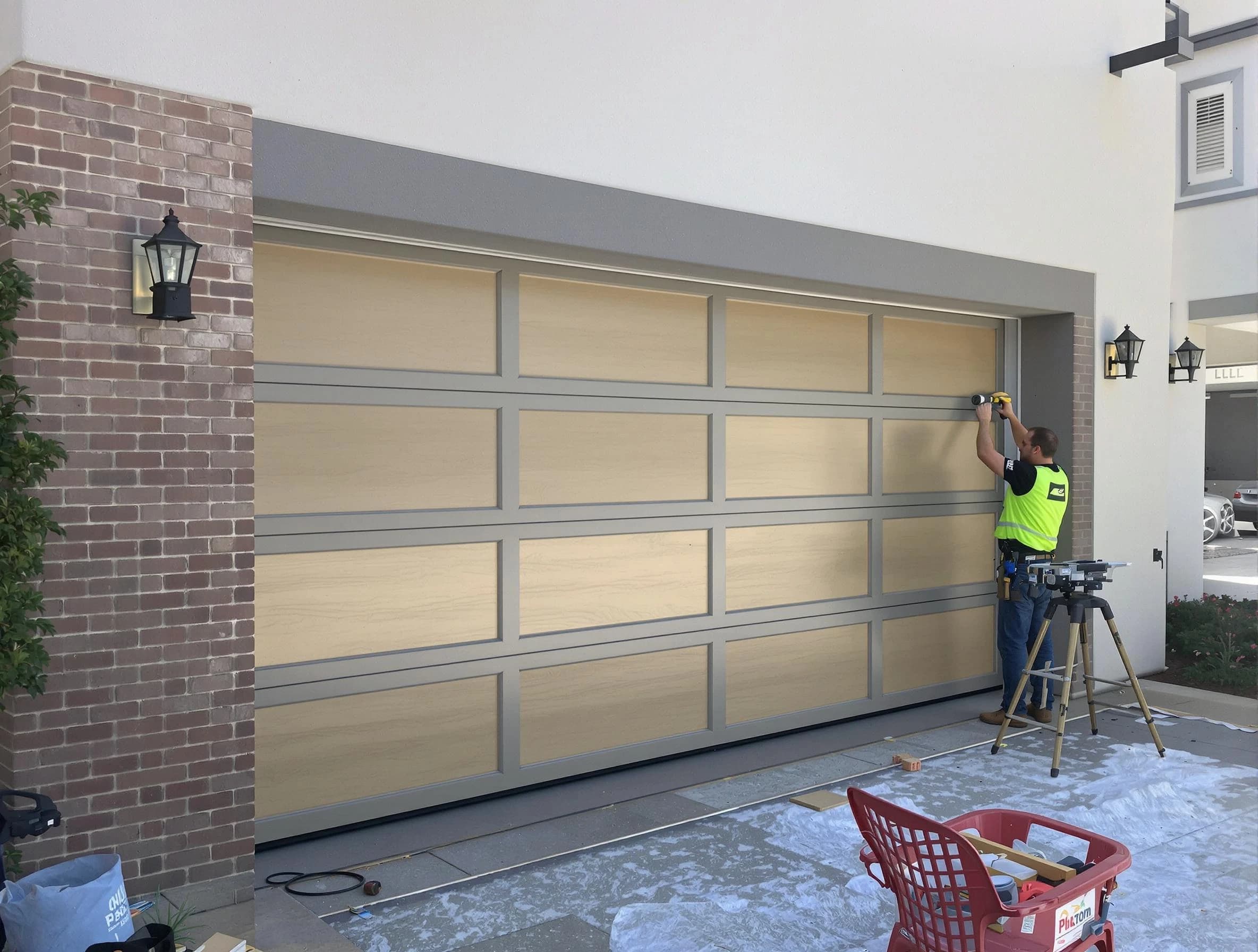 Garage door replacement service by Snellville Garage Door Repair in Snellville