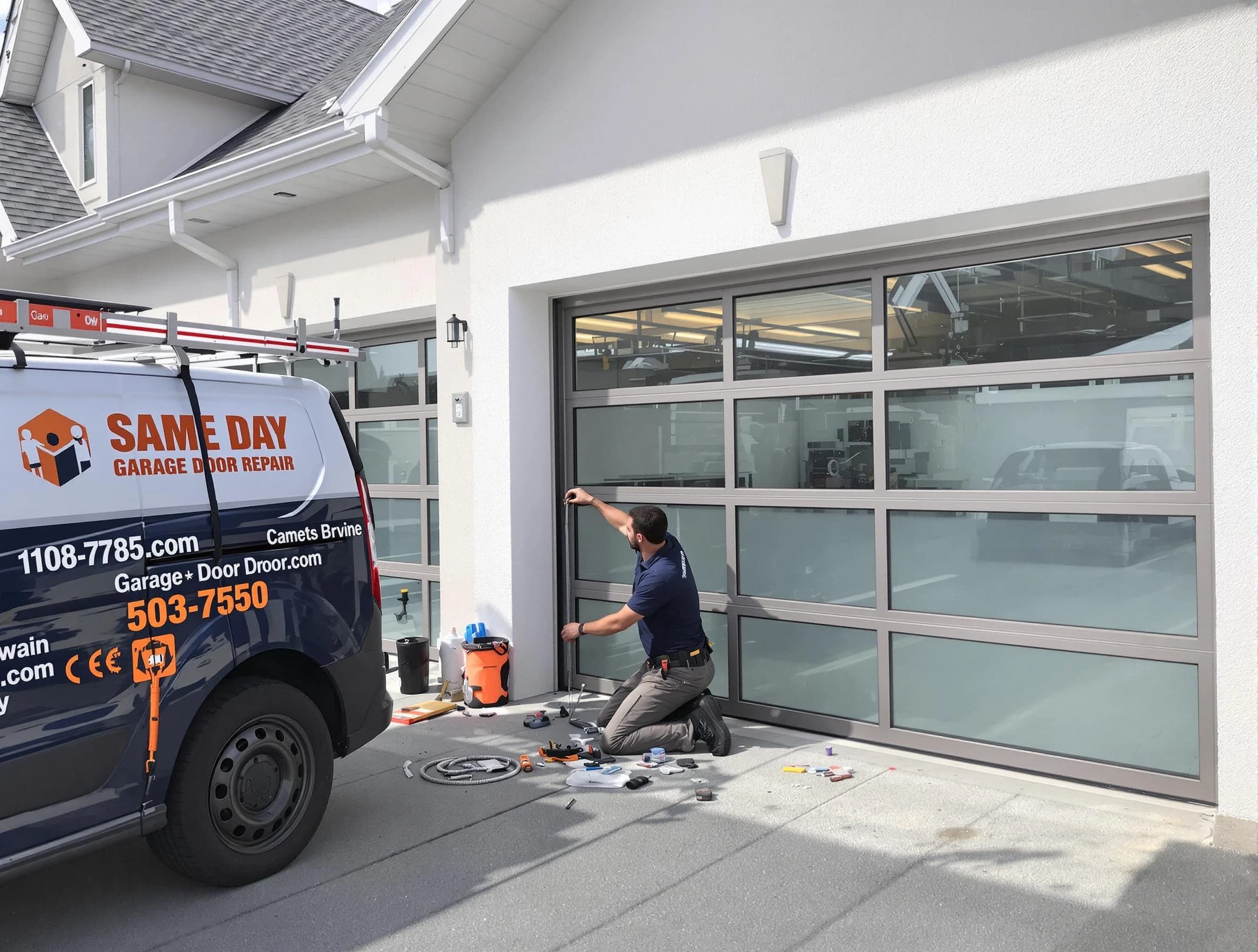 Same-day garage door repair service by Snellville Garage Door Repair in Snellville