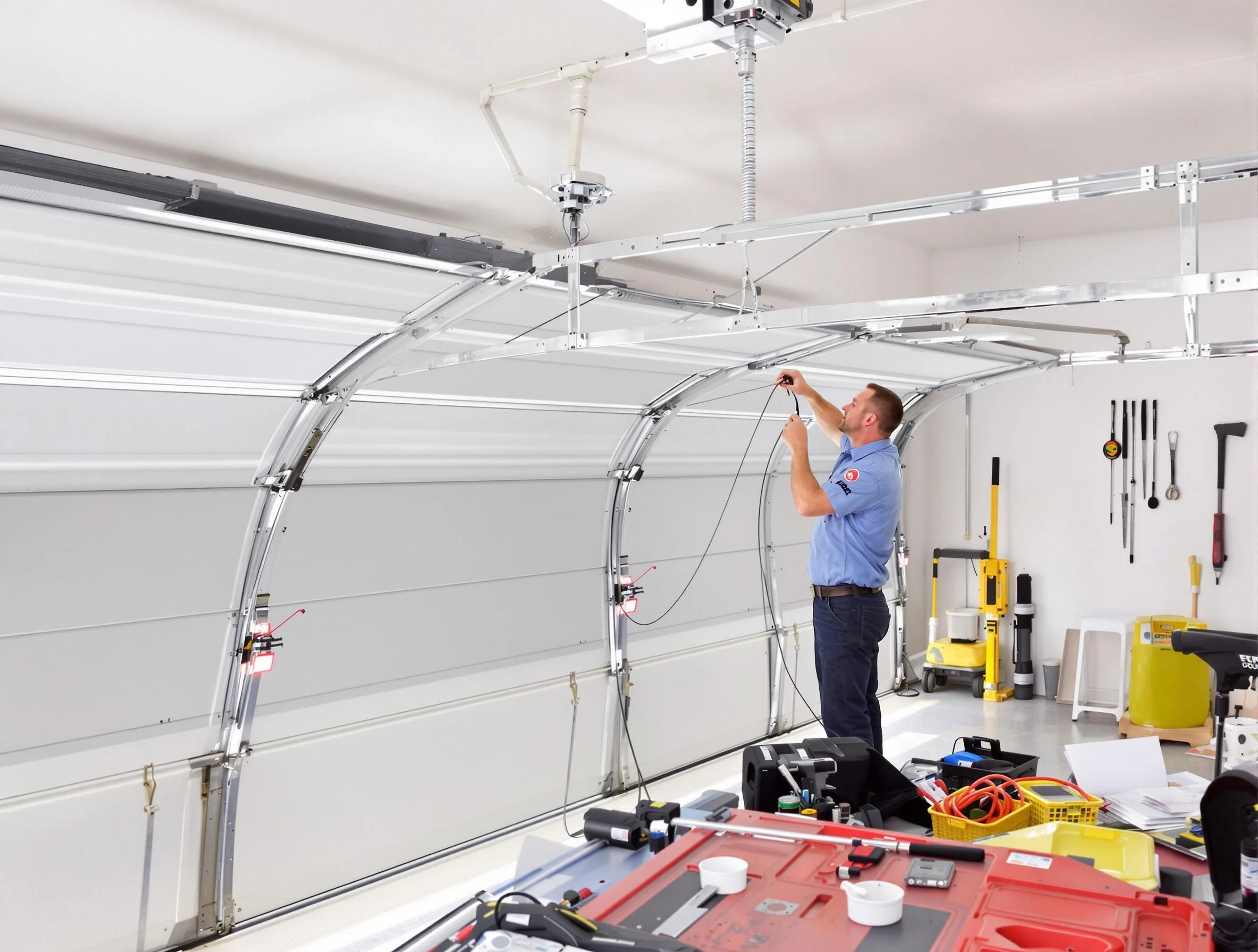 Garage door cable repair service by Snellville Garage Door Repair in Snellville