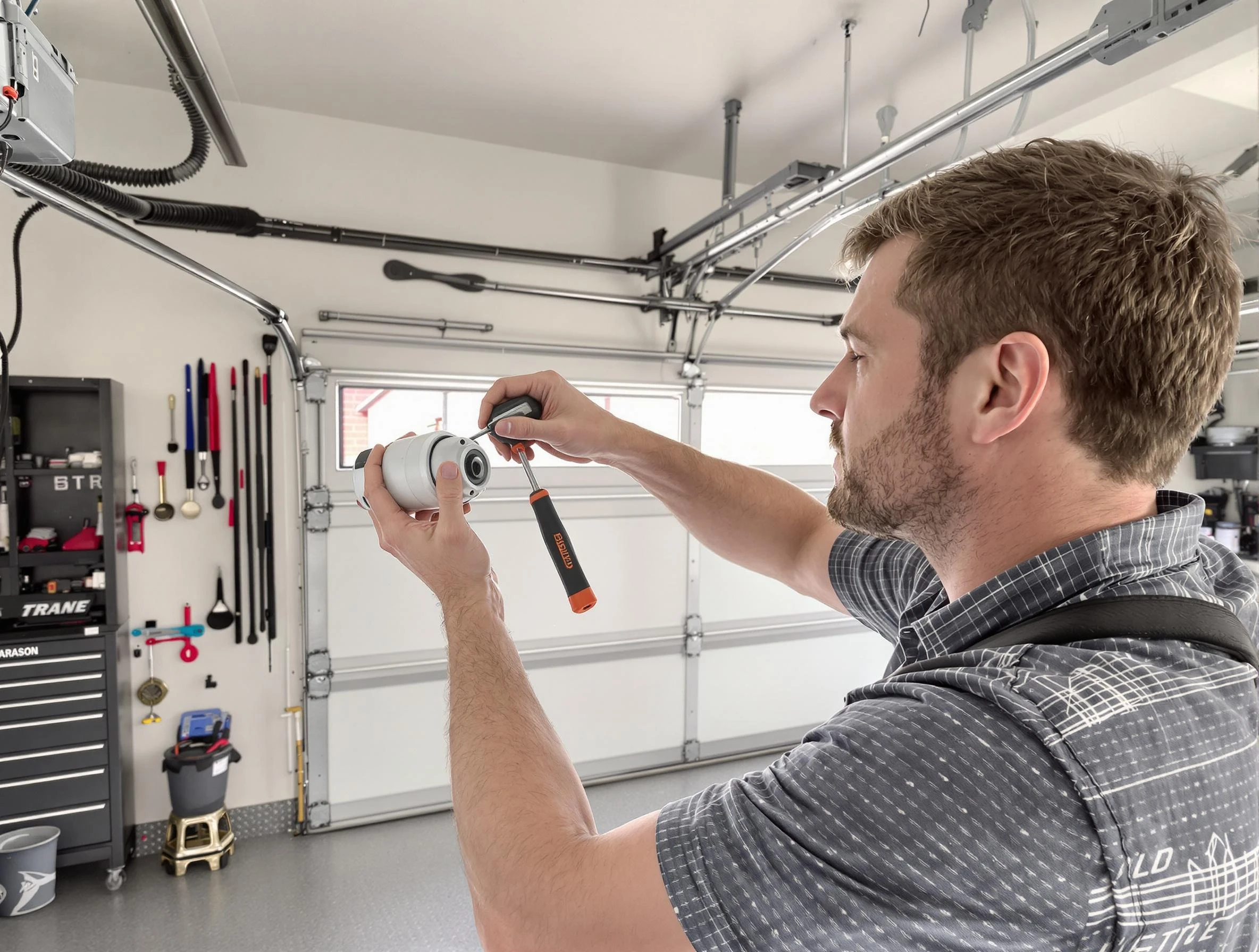 Garage door opener repair service by Snellville Garage Door Repair in Snellville