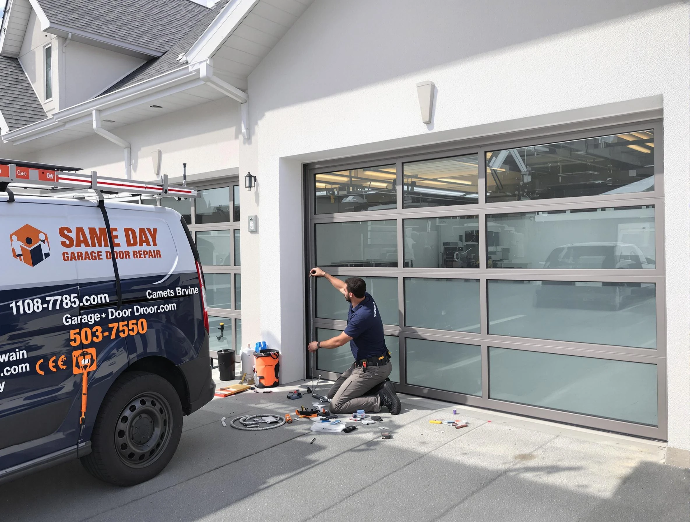Same-day garage door repair service by Snellville Garage Door Repair in Snellville